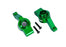 TRA9065-GRN Traxxas Carriers, stub axle, rear, alum, left/right (green)