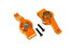 TRA9065-ORNG Traxxas Carriers, stub axle, rear, alum, left/right (orange)