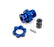 TRA9087-BLUE Traxxas Wheel hub, splined, 17mm, short (blue-anodized) (1)