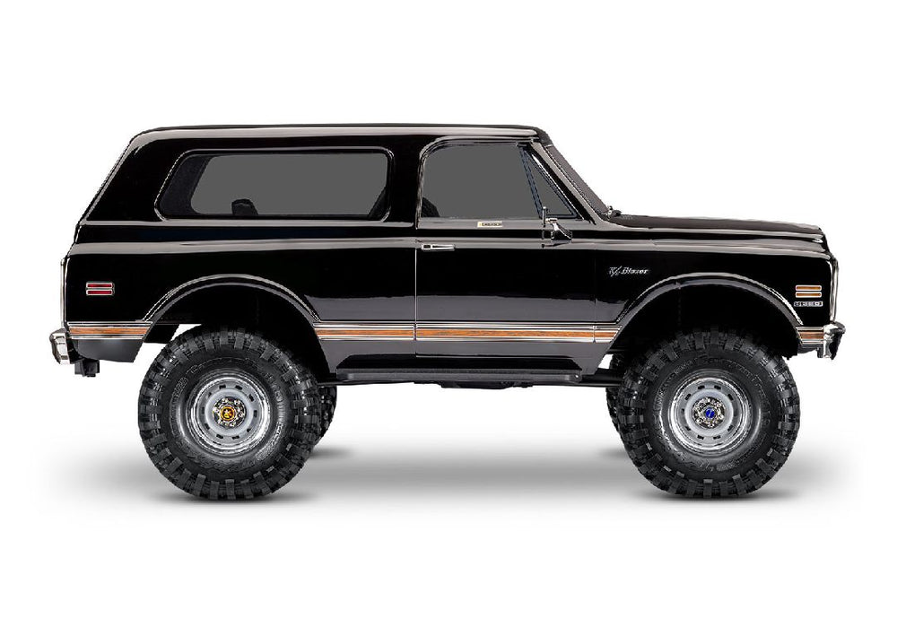 TRA91076-4BLACK Traxxas 1/10 TRX-4 1972 Chevrolet Blazer 4WD RTR - Black YOU will need this part # TRA2992 to run this