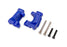 TRA9136X-BLUE Traxxas Extreme Heavy-Duty Caster Blocks (L&R) - Blue