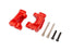 TRA9136X-RED Traxxas Extreme Heavy-Duty Caster Blocks (L&R) - Red