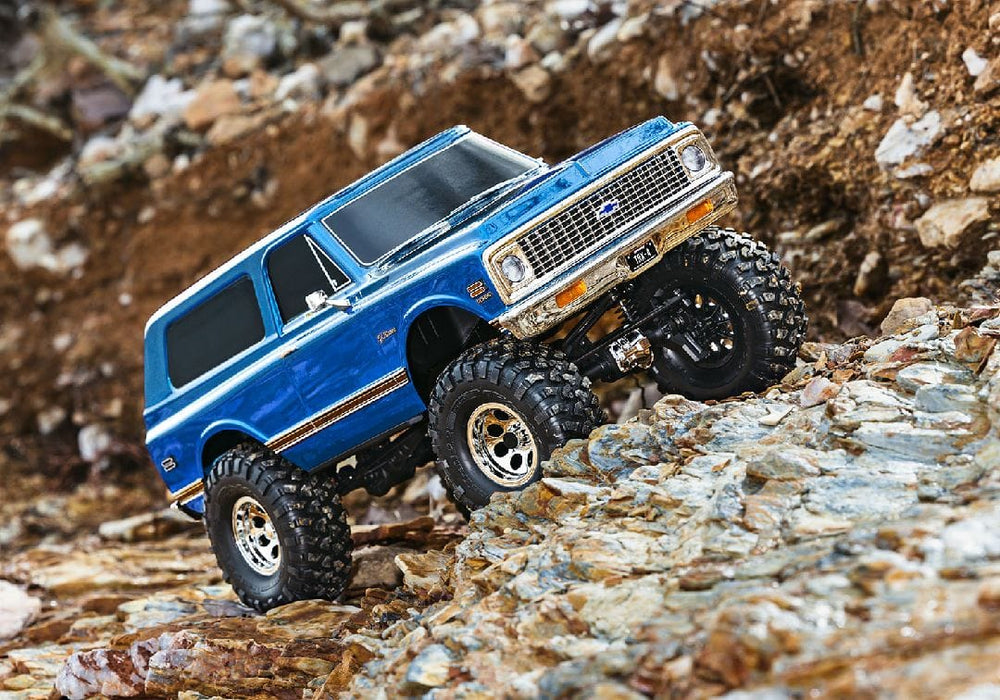 TRA92086-4BLUE Traxxas TRX-4 1972 K5 Blazer High Trail - Blue YOU will need this part #TRA2992   to run this truck