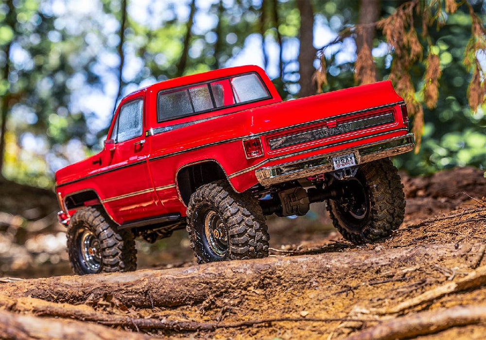 TRA92154-4RED Traxxas 1/10 TRX-4 1979 Chevrolet K10 Truck 4WD RTR- Red