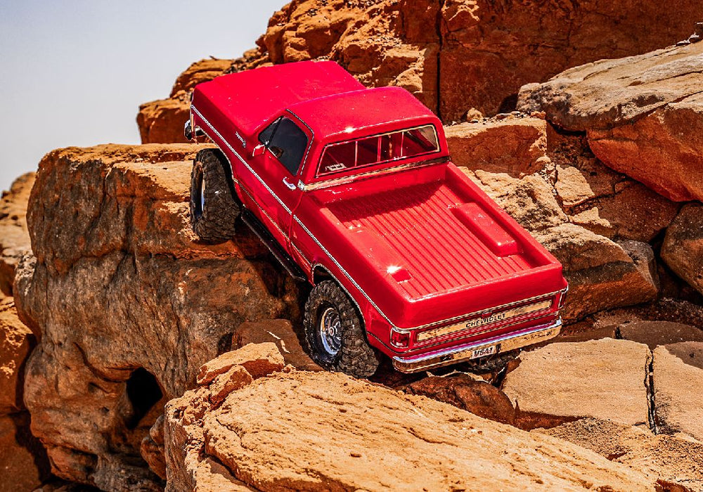 TRA92154-4RED Traxxas 1/10 TRX-4 1979 Chevrolet K10 Truck 4WD RTR- Red