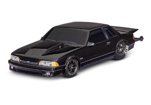 TRA94346-74BLACK Traxxas Ford Mustang 5.0 Drag Slash Extreme Heavy Duty - Black **Sold Separately you will need TRA2970-3S to run this