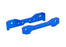 TRA9528 Traxxas Tie bars, rear, 6061-T6 aluminum (blue-anodized) (fits Sledge)