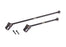 TRA9655X Traxxas Driveshafts, Center (Steel), Front (1)/ Rear (1)
