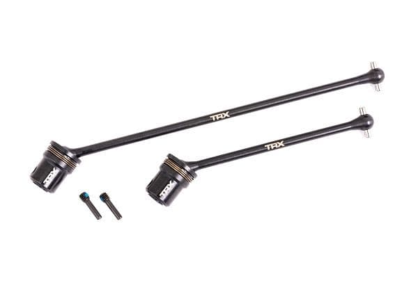 TRA9655X Traxxas Driveshafts, Center (Steel), Front (1)/ Rear (1)