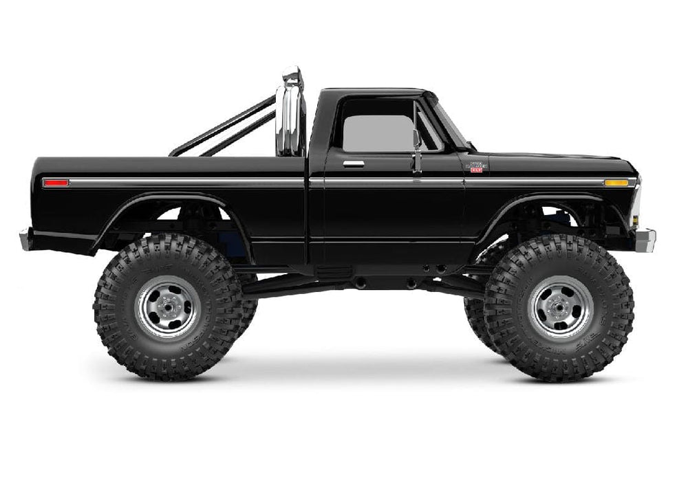 TRA97044-1BLACK Traxxas 1/18 TRX-4M High Trail 79 F150 Truck - Black (Sold Separately extra battery please ORDER #TRA2821)