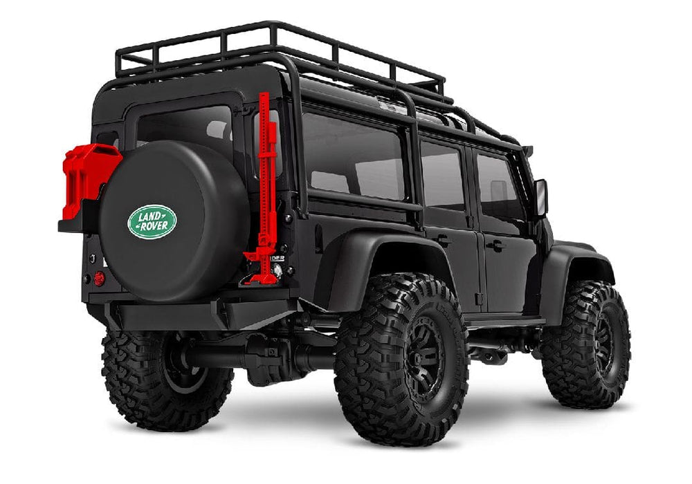 TRA97054-1BLACK Traxxas 1/18 TRX-4M Land Rover Defender 4x4 RTR - Black (Sold Separately extra battery please ORDER #TRA2821)
