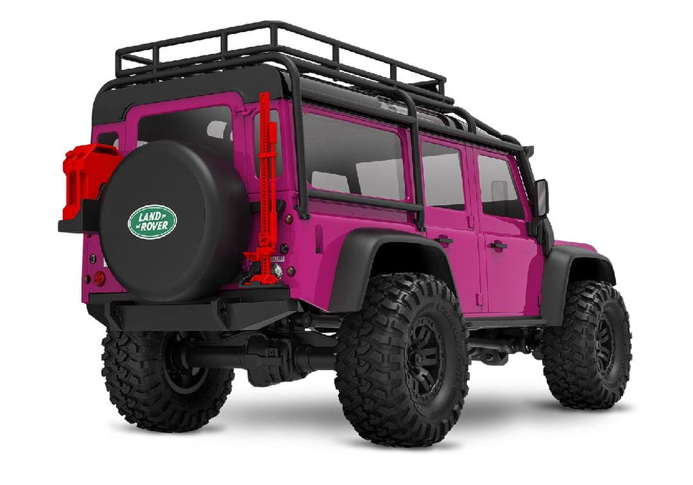 TRA97054-1PINK Traxxas 1/18 TRX-4M Land Rover Defender 4x4 RTR - Pink (Sold Separately extra battery please ORDER #TRA2821)