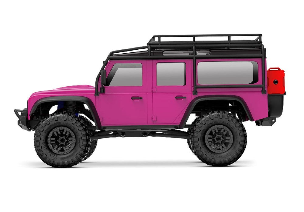 TRA97054-1PINK Traxxas 1/18 TRX-4M Land Rover Defender 4x4 RTR - Pink (Sold Separately extra battery please ORDER #TRA2821)