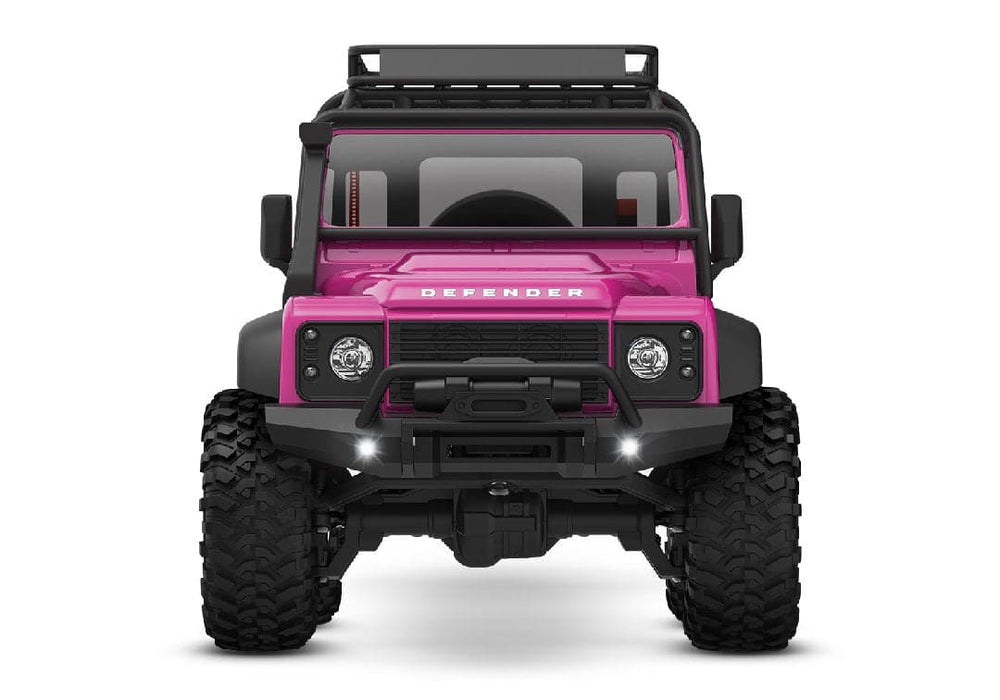 TRA97054-1PINK Traxxas 1/18 TRX-4M Land Rover Defender 4x4 RTR - Pink (Sold Separately extra battery please ORDER #TRA2821)