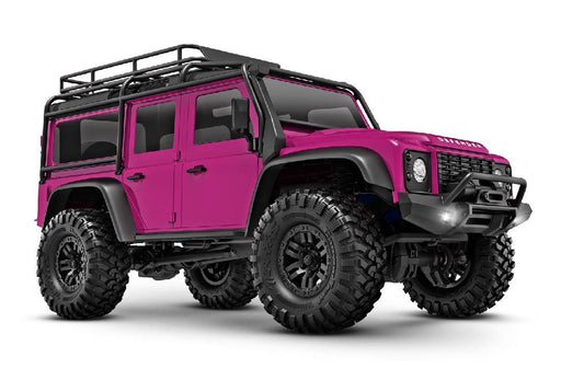TRA97054-1PINK Traxxas 1/18 TRX-4M Land Rover Defender 4x4 RTR - Pink (Sold Separately extra battery please ORDER #TRA2821)