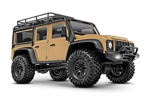 TRA97054-1TAN Traxxas TRX-4M Land Rover Defender 1/18 RTR Trail Truck, Tan (Sold Separately extra battery please ORDER #TRA2821)