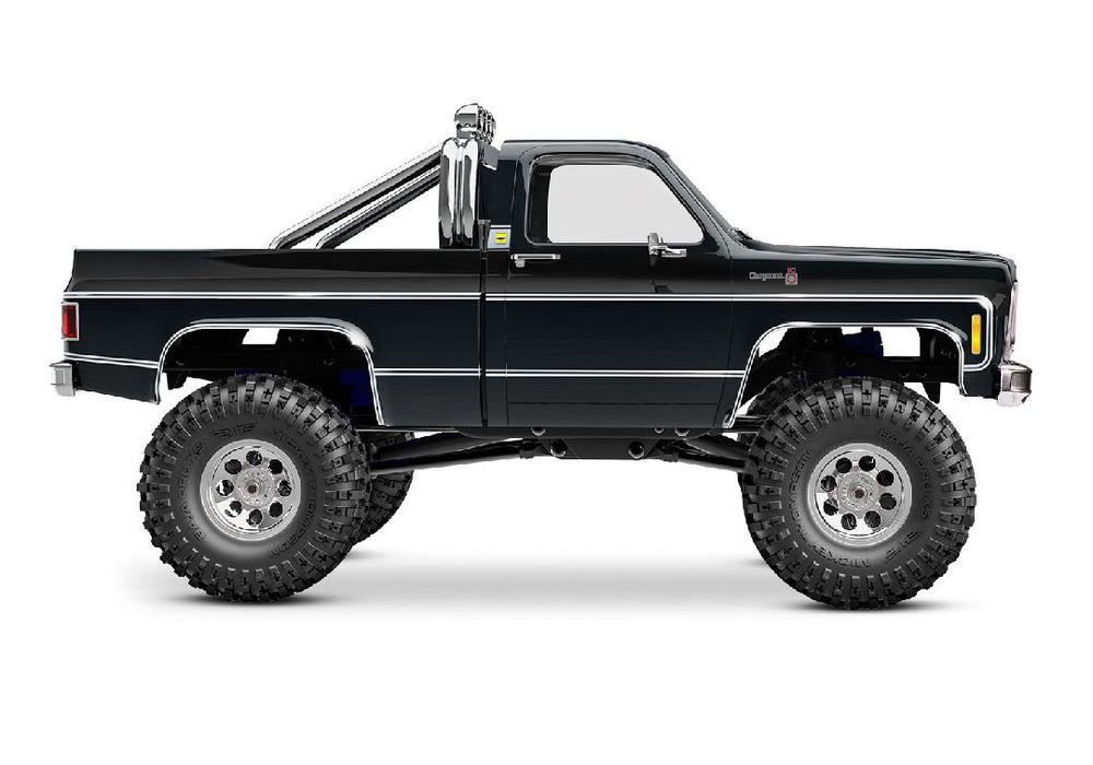 TRA97064-1BLACK Traxxas 1/18 TRX-4M Chevrolet K10 High Trail Truck - Black  (Sold Separately extra battery please ORDER #TRA2821)
