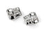 TRA9738-CHR Traxxas Axle Covers, Front & Right (Bright Chrome) (2)