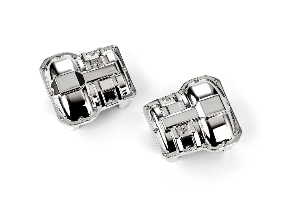 TRA9738-CHR Traxxas Axle Covers, Front & Right (Bright Chrome) (2)
