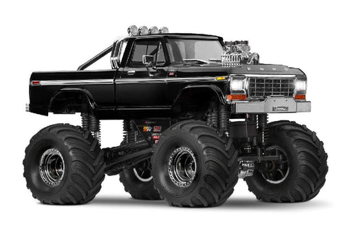TRA98044-1BLACK Traxxas TRX-4MT F150 Monster Truck - Black (Sold Separately extra battery please ORDER #TRA2821)