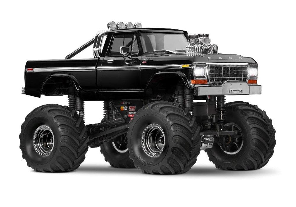 TRA98044-1BLACK Traxxas TRX-4MT F150 Monster Truck - Black*FOR THIS TRUCK THE EXTRA BATTERY PART NUMBER IS TRA2821 ***if you order from this promotion it is final sale