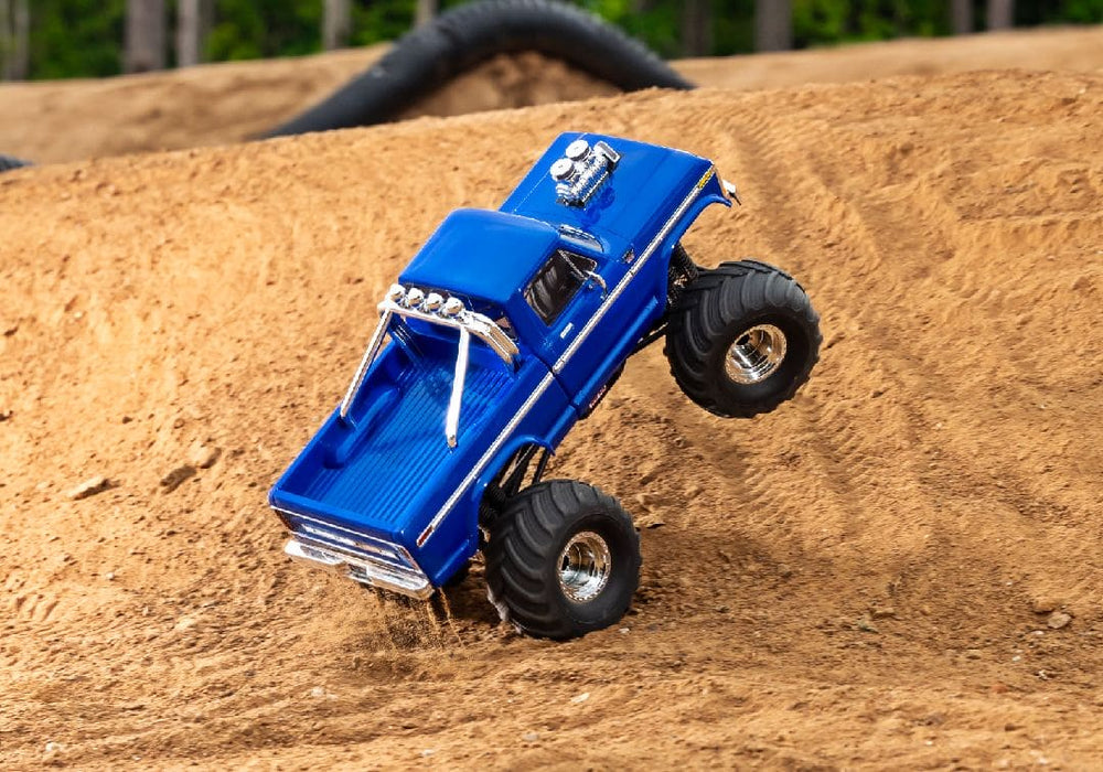 TRA98044-1BLUE Traxxas TRX-4MT F150 Monster Truck - Blue (Sold Separately extra battery please ORDER #TRA2821)