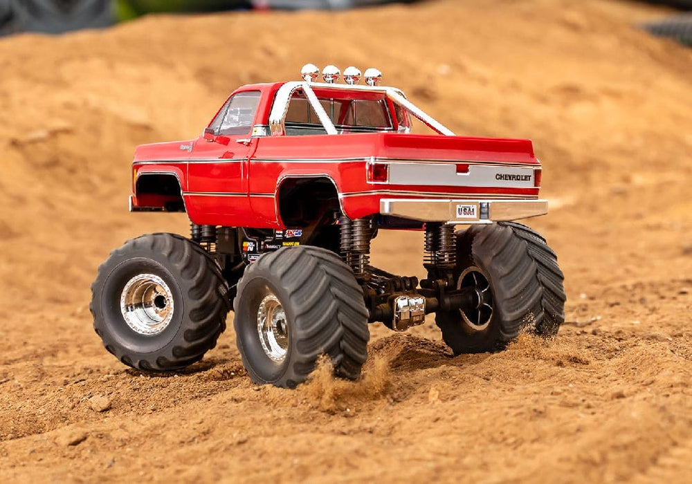 TRA98064-1RED Traxxas TRX-4MT K10 Monster Truck - Red (Sold Separately extra battery please ORDER #TRA2821)