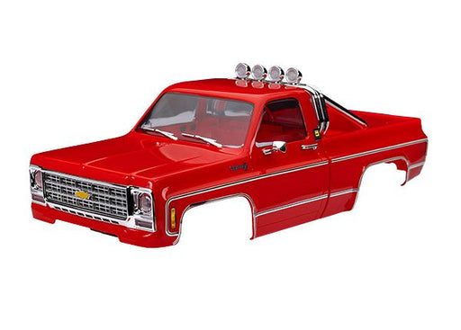 TRA9811-RED Traxxas Body Chevrolet K10 Truck (1979) Complete, Red