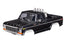 TRA9812-BLACK Traxxas Body, Ford F-150 Truck (1979), complete, black