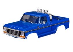 TRA9812-BLUE Traxxas Body, Ford F-150 Truck (1979), complete, blue