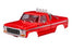 TRA9812-RED Traxxas Body, Ford F-150 Truck (1979), complete, red