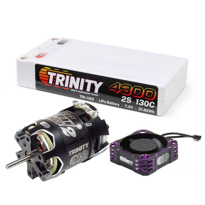 TRI-1178 Trinity 17.5 Stock Racer Bundle (Motor, Battery, Fan included)