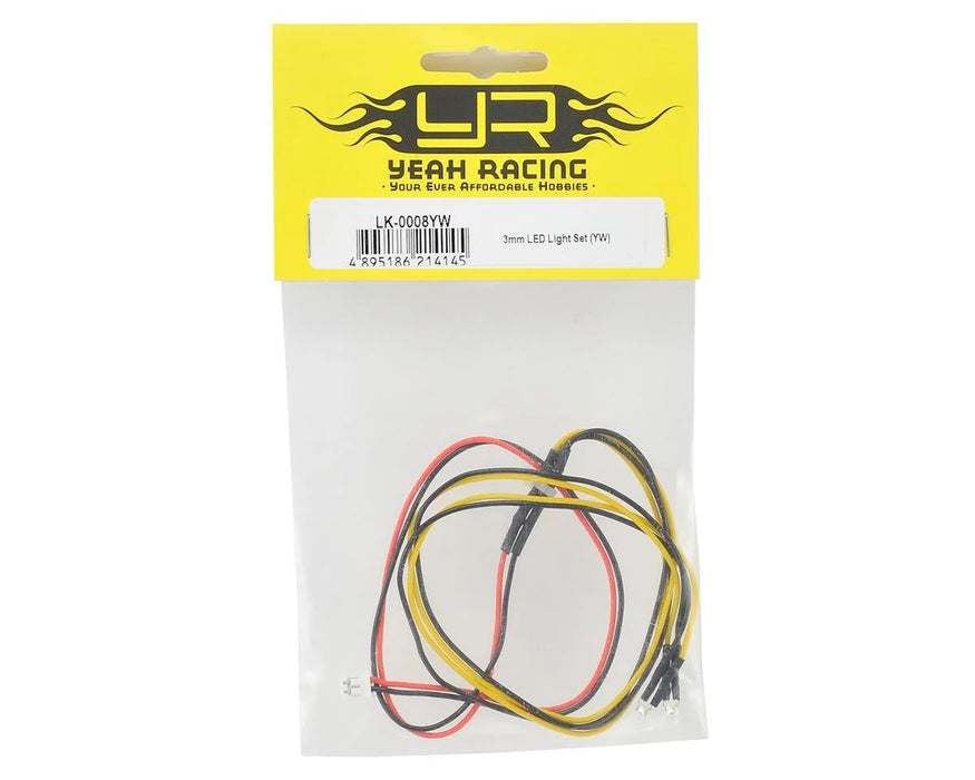 YEA-LK-0008YW Yeah Racing 3mm LED Light Set (Yellow)