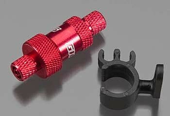 GHH00518 GH Racing Aluminum Fuel Filter Red