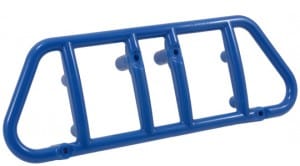 RPM70125 Rear Bumper, Blue: SC10 2WD