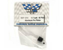 RRP1314 48P Hard Coated Aluminum Pinion Gear, 14T