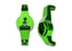 TRA8232G Traxxas Caster blocks, 6061-T6 aluminum (green-anodized), left and right
