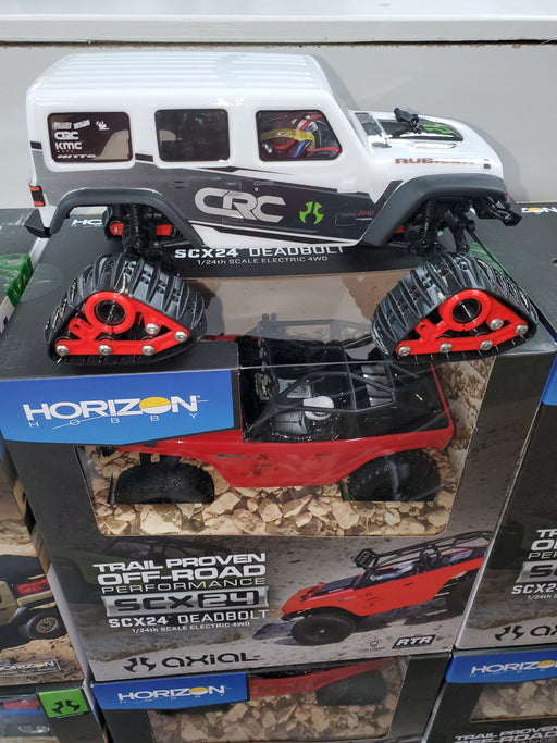 MTHOBBIES Black track set for scx24