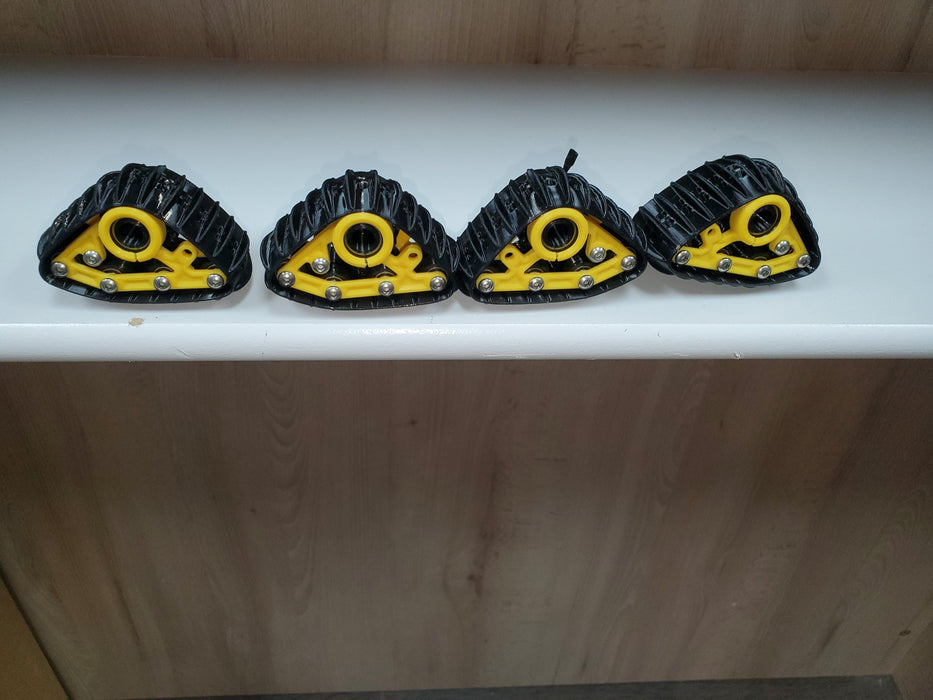 MTHOBBIES yellow track set for scx24  for extended Hotracing axle