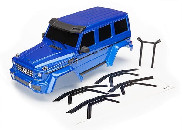 TRA8811X Traxxas Body, Mercedes-Benz G 500 4x4, complete (blue)