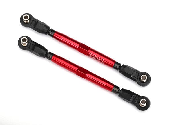 TRA8547R Traxxas Toe links, front, Unlimited Desert Racer red anodized