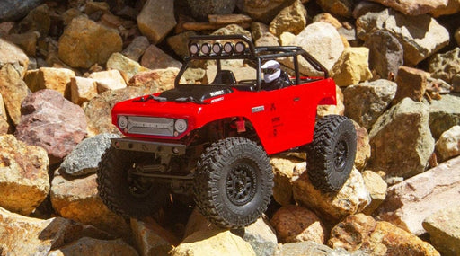 AXI90081T1 RED 1/24 SCX24 Deadbolt 4WD Rock Crawler Brushed RTR, Red