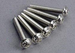 TRA3188 Screws, 3 x 20mm, Washerhead (6)