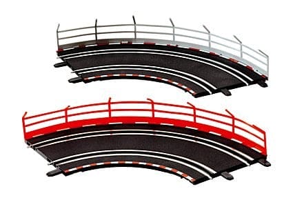 CARRERA 61651 Guardrail Fence (10 per pack), For use only with GO!!! and Digital 1/43