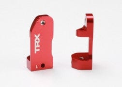 TRA3632X Caster blocks, 30-degree, red-anodized 6061-T6 aluminum