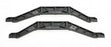 TRA3921 Chassis braces, lower (black) (2)