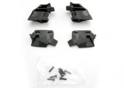 TRA3928 Retainer, battery hold-down, front (2)/ rear (2)/ CCS 3x12 (4)