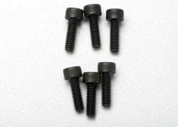 TRA3965 Screws, 2.5x8mm cap-head machine (6)
