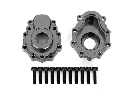 TRA8251A Traxxas Portal housings, outer, 6061-T6 aluminum (charcoal gray-anodized) (2)/ 2.5x10 CS (12)