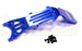 INTT3857NB TYPE II FRONT SKID PLATE, BLUE: TMX